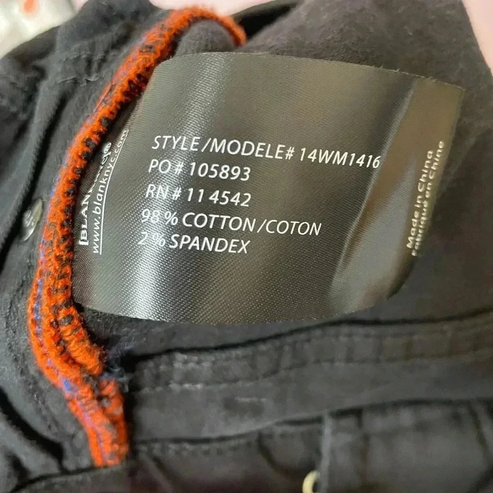 BLANKNYC Black Denim‎ Jeans Sz 31 Preppy Quiet Luxury Whimsigoth